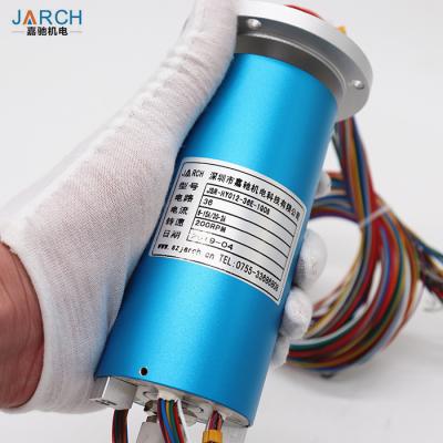 China Electrical Rotary Joint Hybrid 300RPM Pneumatic Slip Ring for sale