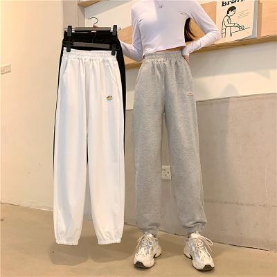 China Sustainable Womens Casual Pants Falls High Lane Pants Womens Waisted Wide Leg Harlan Pants for sale