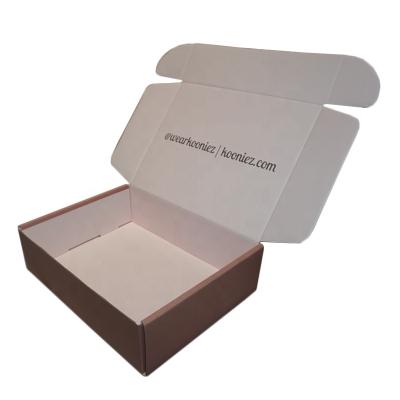 China Wholesale High Quality Custom Recyclable Recycled Materials Logo Corrugated Packaging Mailer Shipping Boxes For Clothing Dresses Boxes for sale