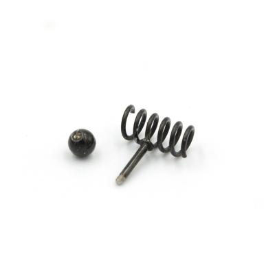 China AmorYubo New Arrival Trendy Fashion Jewelry Stainless Steel Plated Spring Black Earring for sale