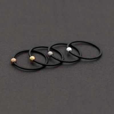 China AmorYubo Trendy Wholesale Women Black Fashion Rings Jewelry Stainless Steel Rings for sale