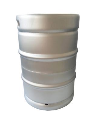 China US Standard Stainless Steel Keg With Logo Printing , 1/2 Beer Keg for sale