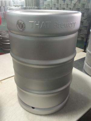 China Large Stainless Steel Keg With Electro Polish SGS FDA / 15.5 Gallon Keg for sale