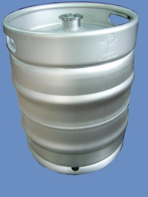 China Electro Polished Half Barrel Keg with A Type Fitting / 50 Litre Beer Kegs for sale