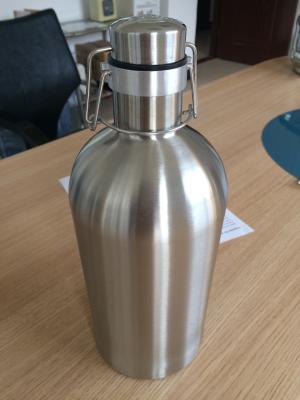 Китай Изоляция 64OZ бочонка пива Ss304 домашнего brew изготовленного на заказ Growler 2L минимальная Thermol продается