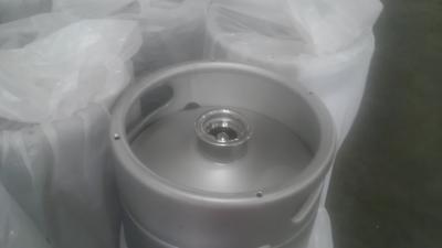 China 20L US barrel shape stainless steel beer keg silver stackable for sale