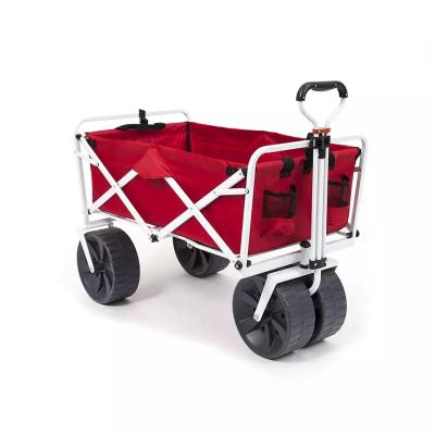 China Garden Center Heavy Duty Collapsible Folding All Terrain Beach Cart Utility Cart for sale