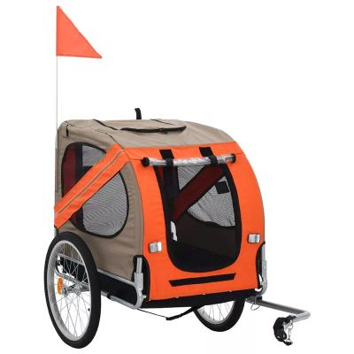 China Other Trailers Folding Dog Trailer Bicycle Pet Bicycle Jogging Station Cart for sale