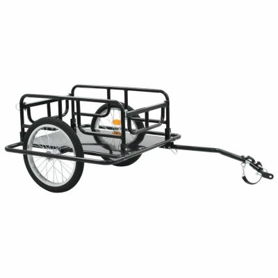 China Others Trailers Bike Camping Cargo Trailer Steel Bicycle Luggage Tool Rack Recycling Black for sale