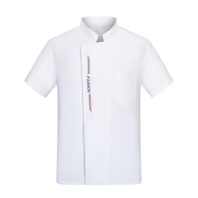 China The New Thick List Accept Logo Washable Embroidered Customized Three Bar Chef Uniform m for sale