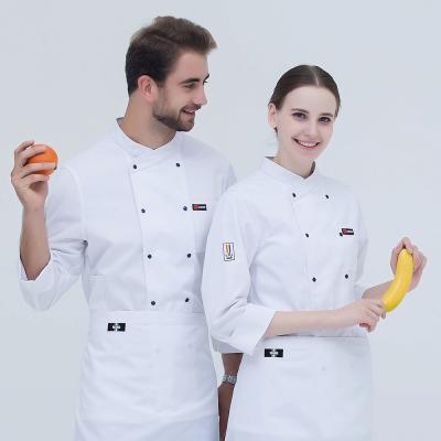 China Kitchen Cooking Chef Uniform Long Sleeve Hot Sale Restaurant Chef Jackets and Unisex Chefs Uniform for Hotel and Restaurants OEM Service for sale