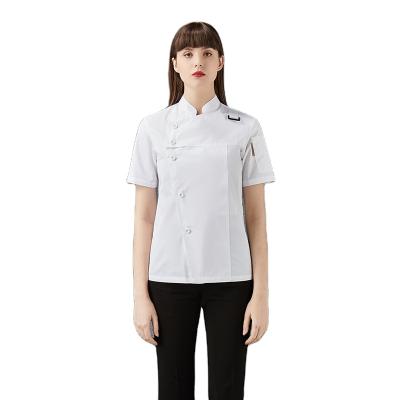 China Kitchen Cooking Chef Uniform New Net Chef Apron Chef Uniform Shortsleeve Summer Hotel Restaurant Kitchen Red Hanging Uniform for sale