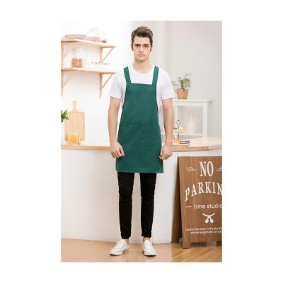 China New Cleaning Product Accept Customized Logo Tooling Antifouling Chef Apron Sheer Color Wide Band Cooking Apron for sale