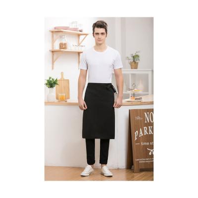 China Cleaning Wholesale Price Accept Logo Antifouling Chef Apron Half Customized Restaurant Size Tooling Half Apron for sale