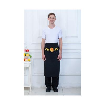 China Factory Cleaning Wholesale Accept Logo Antifouling Chef Apron God Customized Kitchen Tooling Half Waist Aprons for sale