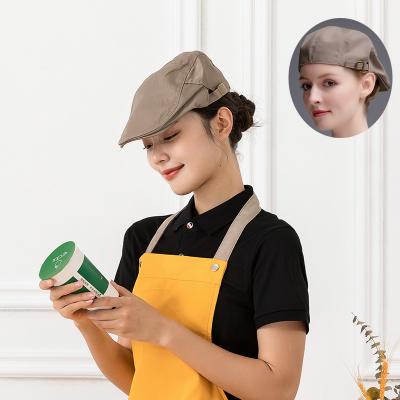 China New Wholesale Restaurant Hotel Chef Hats More Color Breathable Cook In Stock Multi Color Cloth Chef Waiter Hat for sale