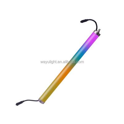 China Sports Stadiums DC24V 360 Degree Hanging Led Tube Light 5050 RGB D40 1M Pixel Tube Light For Conference for sale