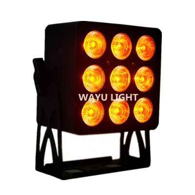 China Sports Stadiums Led Par Light 9 x 12W 4in1 RGBW Wholesale Par LED Stage Light DJ Equipment for sale