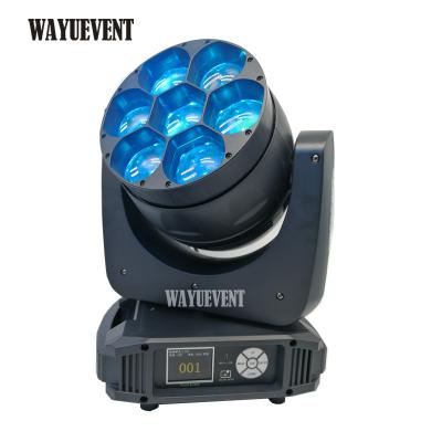 China DJ Disco Club Event Performance 7*40W 7pcs 40Watt 7pcsx 40 Smart Moving Head Light 7x40W LED Wash Beam 2in1 Computer DMX Zoom 4in1 Watt RGBW 4in1 Multichips for sale