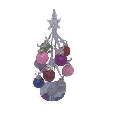 China 2022 Giant Glass Table Decoration Glass Tree Christmas Decorations Holiday Christmas Ornaments for sale