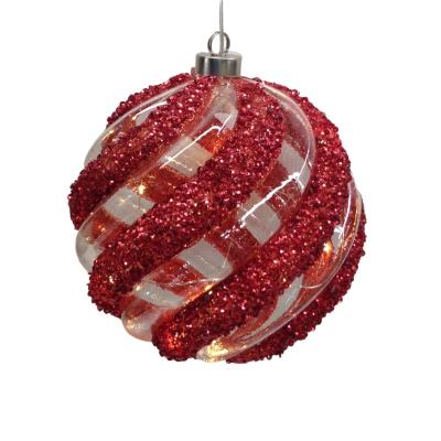 China Glass Prime Grade Outdoor Christmas Ornaments Giant Glass Baubles Christmas Ball for sale