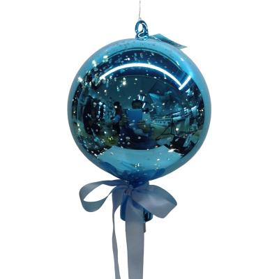 China Glass Christmas Decorations Glass Glitter Baubles Christmas Glass Ball For Windows for sale