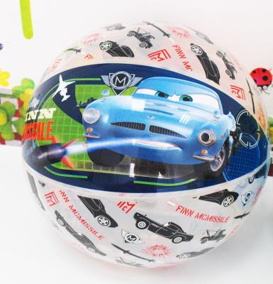 China PVC Inflatable red and white beach balls , Colorful inflatable volley ball for sale