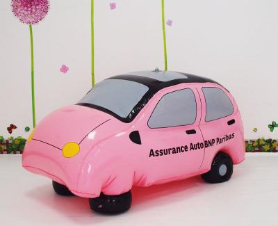 China 65 * 30CM Inflatable Toys with Logo customized , PVC pink car toys for kids play for sale