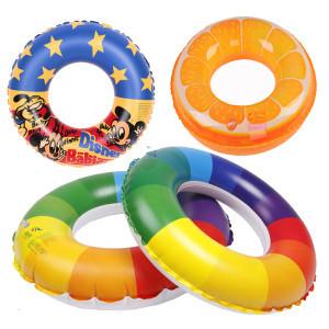 China EN71 / Reach5 PVC orange pringting Inflatable Swim Rings adults for sale