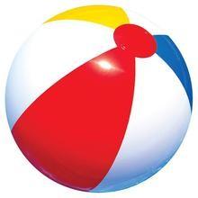 China Silk Screen , Heat Transfer Inflatable Beach Balls with bell and LED light for sale