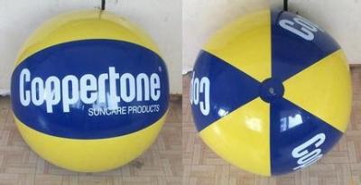 China Customized inflatable earth globe beach ball , outdoor inflatable kids games for sale