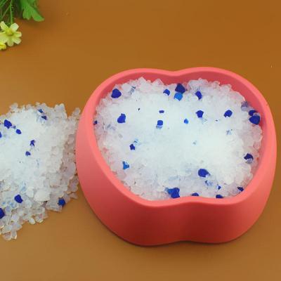 China Customization Viable Wholesale OEM 3.8L 5L No Dust Silica Gel Cat Litter Factory Supply Silicone Crystal Cat Litter for sale