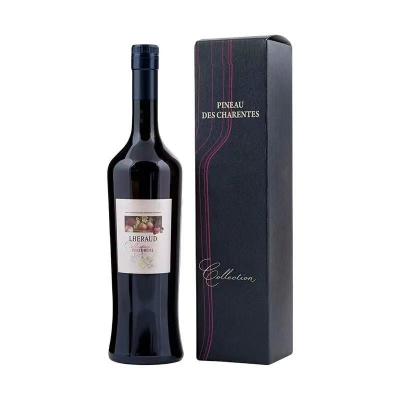 China Recyclable Magnetic Closure Wine Glass Bottle Packaging Box for Customization Options for sale