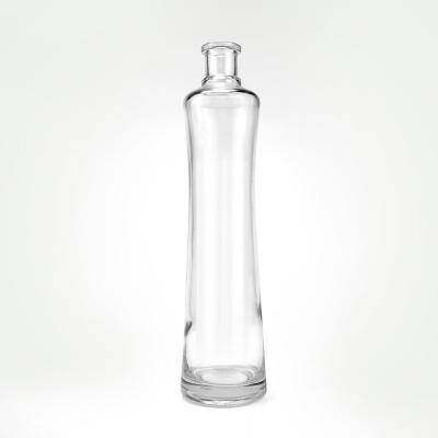 China Glass Tequila Spirits Bottles 500ml with Cork Lids and Glass Collar Material for sale