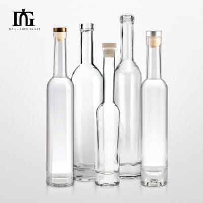 China Base Material Glass 350ml Custom Empty Alcohol Drink Bottle for Spirits Liquor Wine Rum for sale