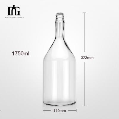 中国 オーダーメイド・ラベル ウイスキー用 ガラスボトル ジュニファー・ウォッカ 750ml 1000ml 1750ml容量 販売のため