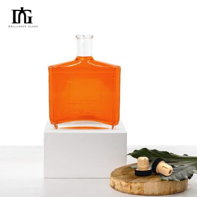 China Glass Liquor Bottle 700ml 750ml Nordic Gin Whiskey 500ml Vodka Spirit Bottle for Wine for sale