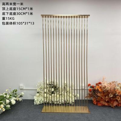 China Wedding Party Event Decoration Golden Arch Stand Wedding Iron Arch Gold Wedding View Arch for Wedding Birthday Party Backdrop Decoration for sale