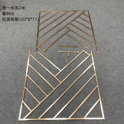 China Wholesale Wedding Party Event Decoration Read Boat Gold Rectangle Wedding Frame Place Arch For Wedding Entrance for sale