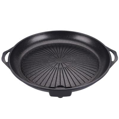 China For Camping Non Stick Aluminum BBQ Grill Dish For Outdoor Camping Korean BBQ Pan For Gas Stove Butane Stove Cookware for sale