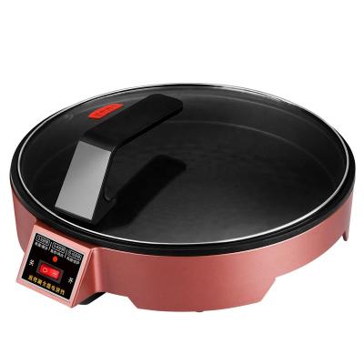 China Hotel Amazon Hot Selling Chicken Tacos Grill and Pan For Korean Fantastic Smokeless Mexican Electric Pizza Pan For Korean BBQ Grill and Fry for sale