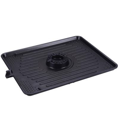 China For Camping Aluminum Non Stick Liner Grills Barbecue Outdoor Portable Barbecue Grills Plate For Camping Grill Pan for sale