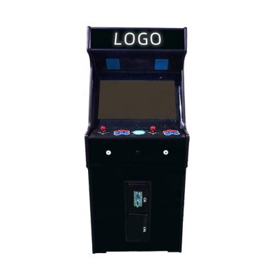 China 27 inch Retro arcade MDF WOOD/tempered video games arcade glass coin operated cabinet, arcade machine for sale