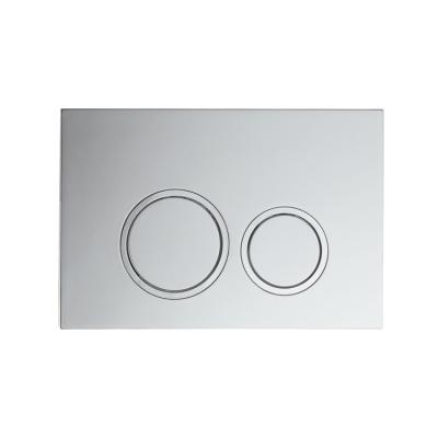 China Double Tank Sandblasted Hidden Silver Hidden Flush Panel Flush Panel Round Flush Panel for sale