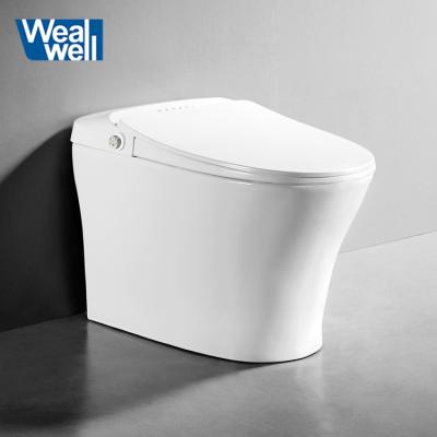 China Smart Toilet Self-Clean Automatic Lid Automatic Operation Bathroom Bidet One-Piece Toilet for sale