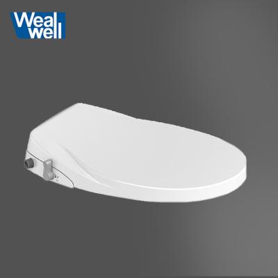 China Modern Non-Electric Back Wash Manual Toilet Bidet Spout O-Shape Bathroom Double Bidet Toilet Seat Cover for sale