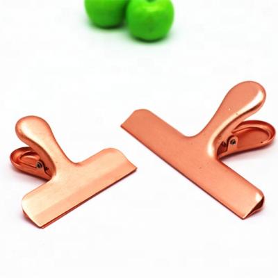 China Sustainable Multifunctional Stainless Steel-Copper Clad Bag Seal Clip for sale