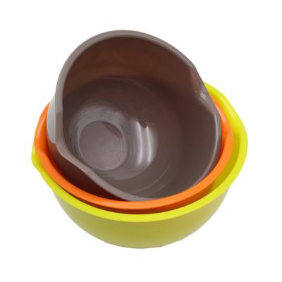 China Sustainable New Kitchen Tool Plastic Salad Bowl for sale