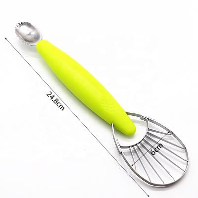 China Sustainable Stainless Steel Avocado Cutter Slicer Peeler for sale