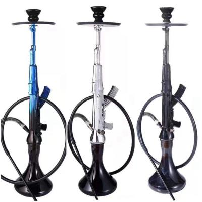 China Good Quality Shisha Accessories Hookah Hose Fittings Hookah Bar Craft Resin AK 47 Smoking Arab Hookah for sale